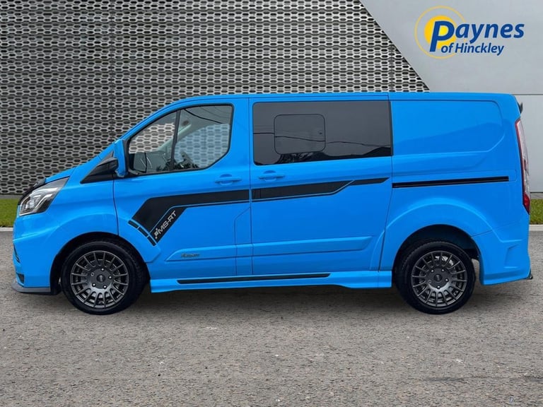 Ford Transit Custom MS-RT Double Cab Van 320 L1 2.0L 170ps AUTO KLM Light Blue