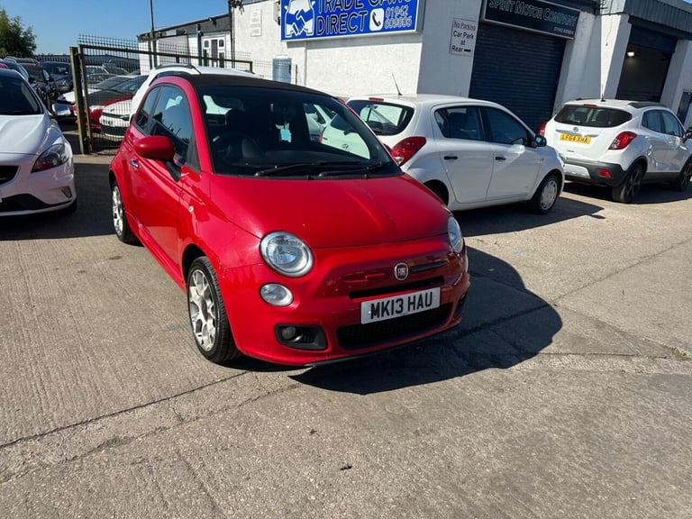 2013 Fiat 500 0.9 TwinAir S 2dr CONVERTIBLE PETROL Manual