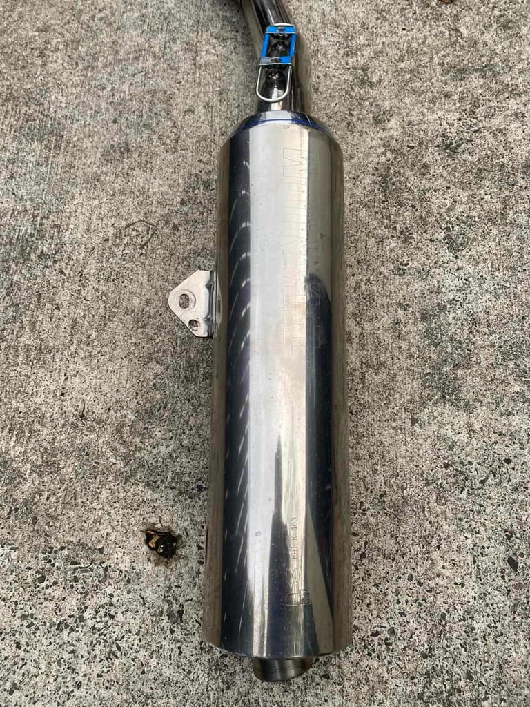 Kawasaki zx12 titanium exhaust full system