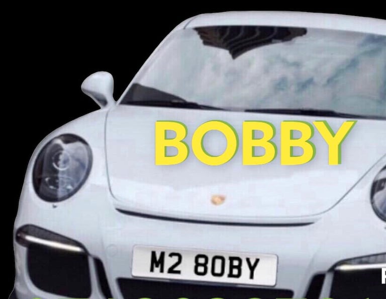Bobby private number plate 