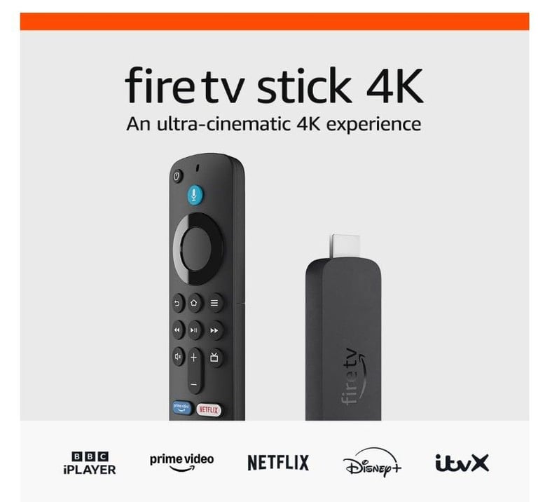 Brand New Amazon Fire TV Stick 4K, supports Wi-Fi 6, Dolby Vision/Atmos, HDR10+