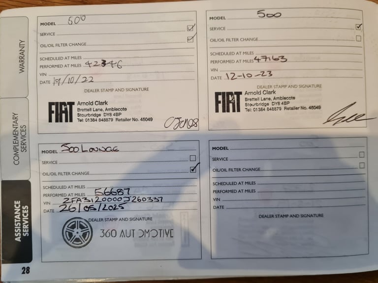 2014 Fiat 500 1.2 Lounge 3dr [Start Stop] EU6 HATCHBACK Petrol Manual