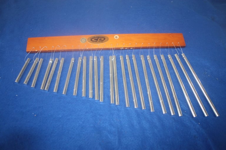 image for LP CP (Cosmic Percussion) 24 Bars Single Row Chrome Chimes + Beater ~ Great Condition ~ £50 ono