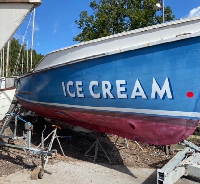 EX FERRY READY FOR ITS NEW VENTURE 