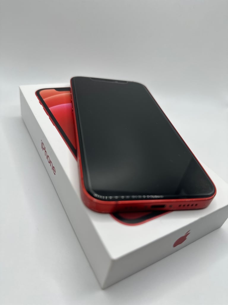 PRISTINE: Apple iPhone 12, 64gb, Red (UNLOCKED)