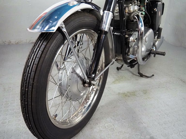 1957 BSA A7 total rebuild stunning ,stainless rims touring Rocket gold star look