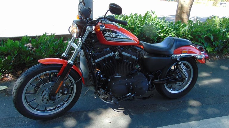Harley-Davidson XL 883 R Orange SPORTSTER 2009 low miles custom cruiser Good 