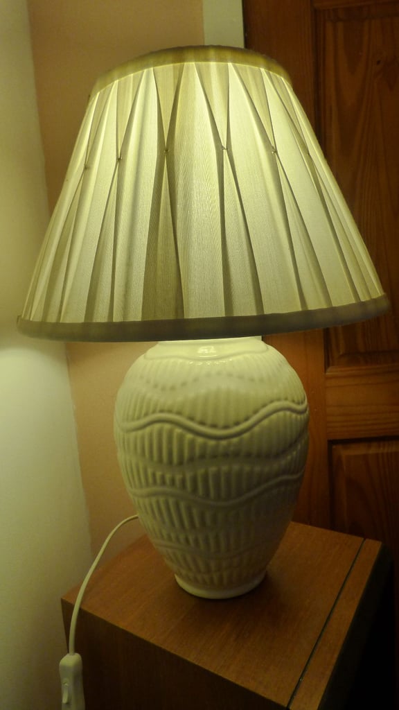 Beautiful Cream Ceramic Table Lamp