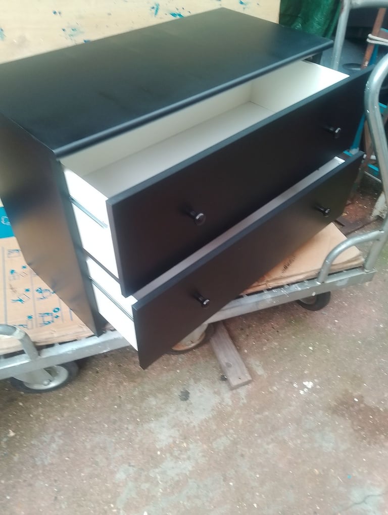 Chest of 2 big deep drawers in new condition spotlessly clean 