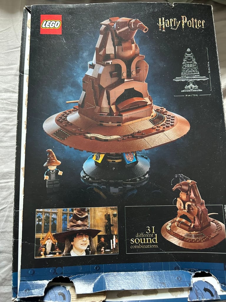 Lego Harry Potter sorting hat TALKING 