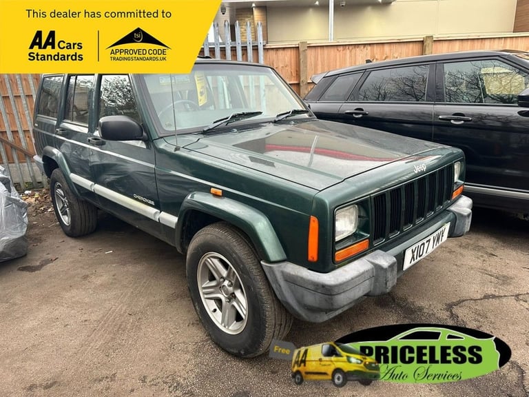 2000 X JEEP CHEROKEE 60TH ANNIV. AUTO 2.5 SUV 5DR PETROL 4X4 (279 G/KM, 121 BHP)
