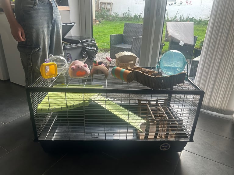 Hamster Cage and Accessories 