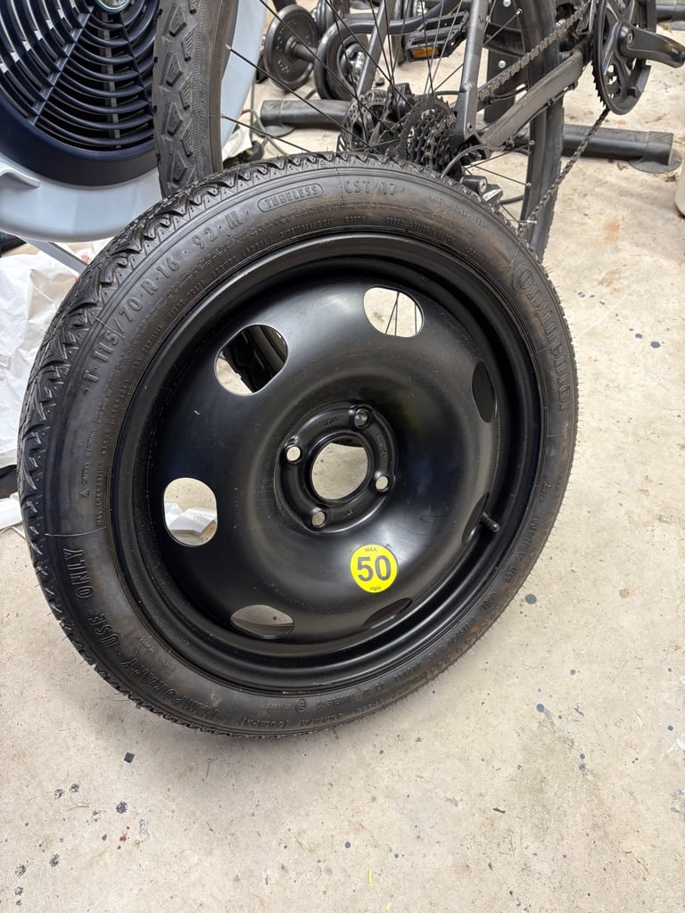 Vauxhall space saver wheel Astra/corsa