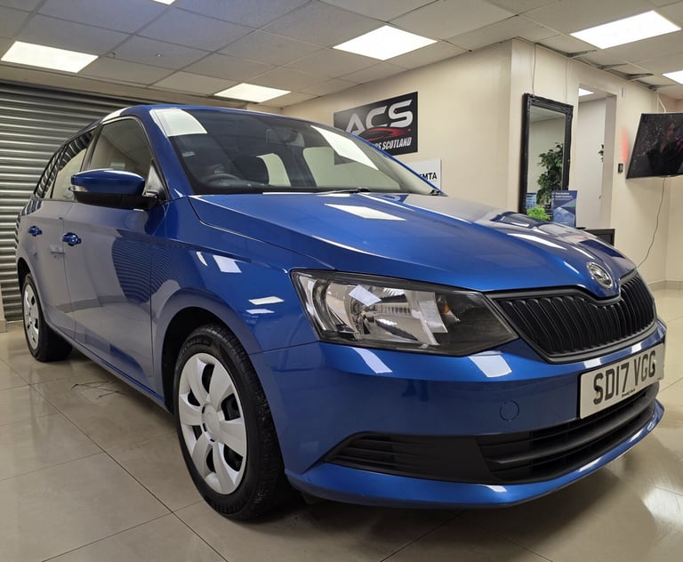 SKODA FABIA 1.0 S Blue Manual Petrol 2017 WARRANTY 12 MONTHS MOT