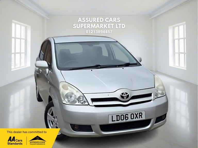 2006 06 TOYOTA COROLLA VERSO 1.8 T3 MPV 5DR PETROL MULTIMODE (179 G/KM, 127 BHP)