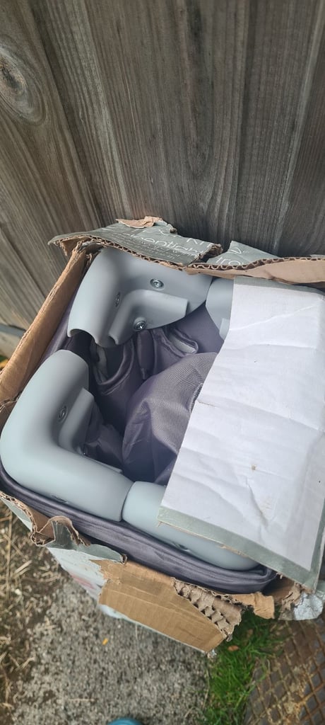 Red Kite Grey Sleep Tight Travel Cot