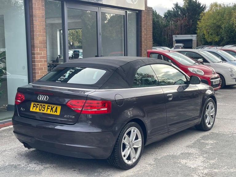 2009 Audi A3 Cabriolet 2.0 TDI Sport Euro 4 2dr CONVERTIBLE Diesel Manual