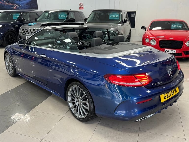 2017 G MERCEDES-BENZ C-CLASS 2.1 C220D AMG LINE CABRIOLET 2DR DIESEL G-TRONIC+ E