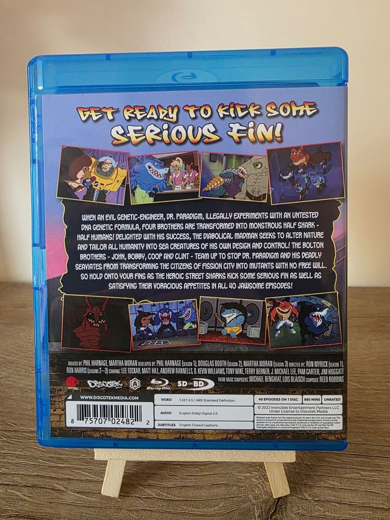 Street sharks and extreme dinosaurs complete bluray sets (discotek)