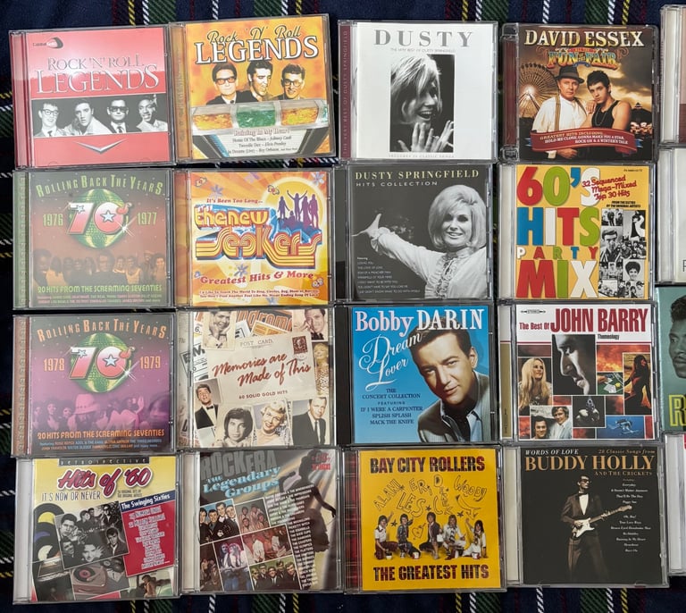 Cd Collection of goldie oldies over 350 
