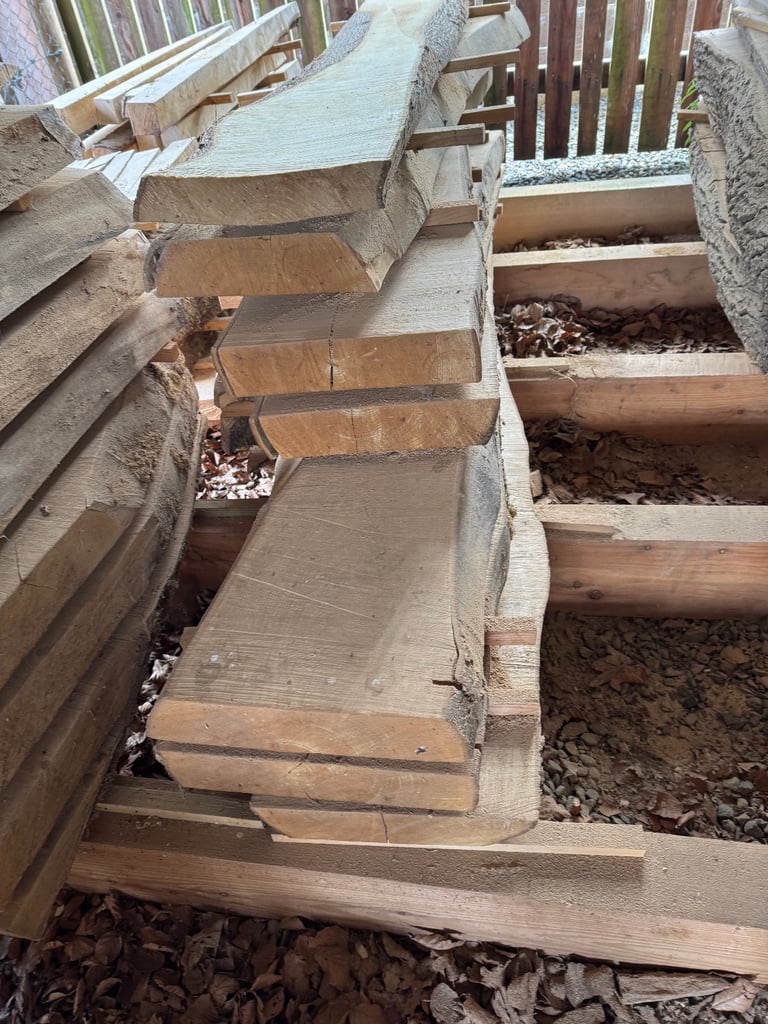 Elm,Beech, Sycamore, Lime Hardwood Air Dried Boards