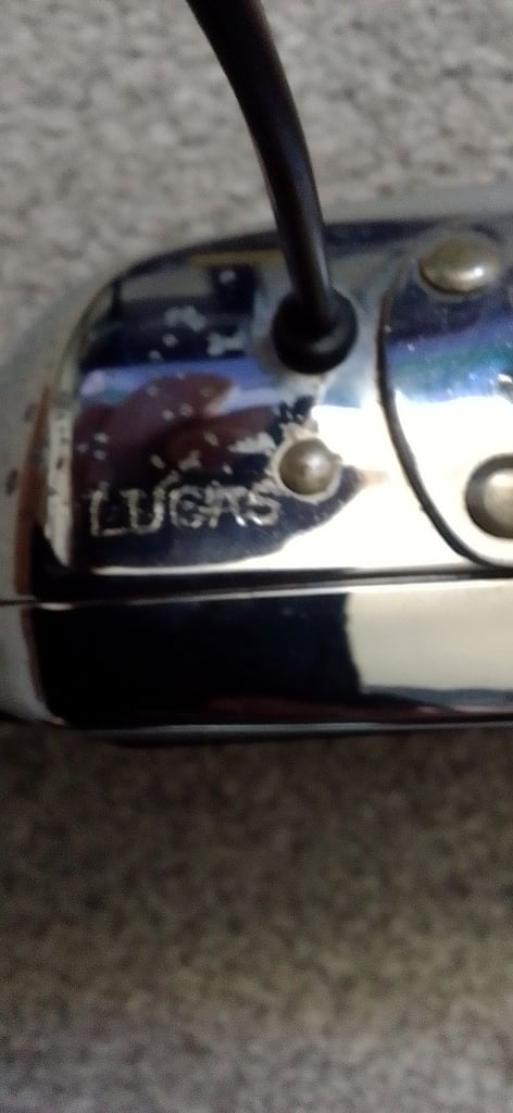 Lucas LR8 square fog spot driving lights classic car 