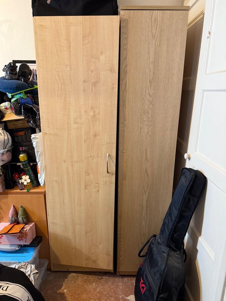 Wardrobe tall maple narrow wardrobe BEAND NEW