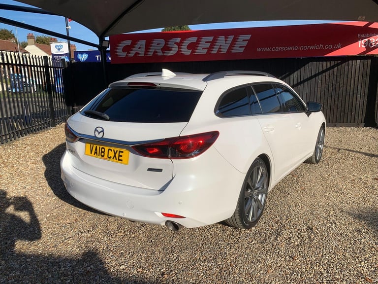 2018 Mazda Mazda6 2.2 SKYACTIV-D Sport Nav+ Tourer Euro 6 (s/s) 5dr ESTATE Diesel Manual