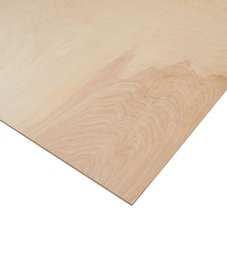 6 Sheets of Hardwood Faced Plywood, 2440mm x 1220mm x 6mm