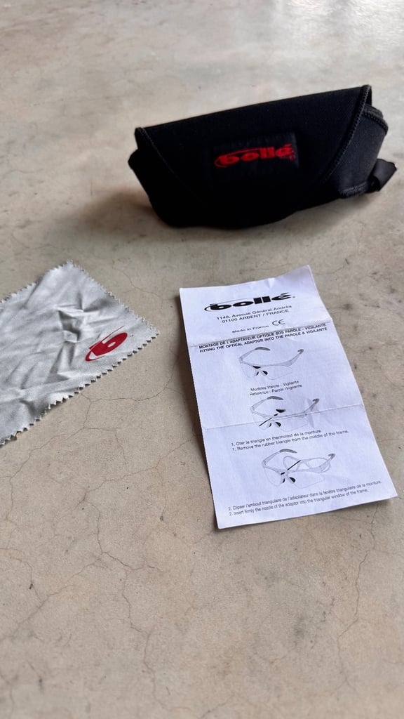 Sport Sunglasses by Bolle. Comes with 3 Different Lenses, Storage Case and Instructions