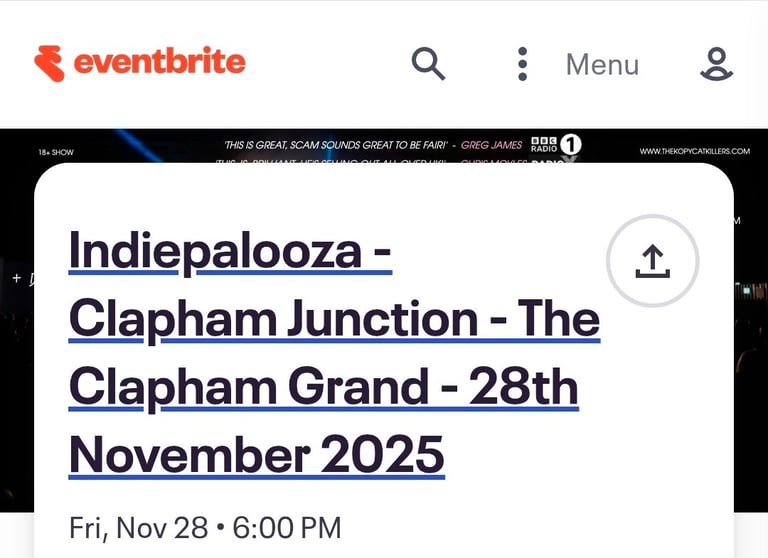 image for Indiepalooza- Clapham Junction