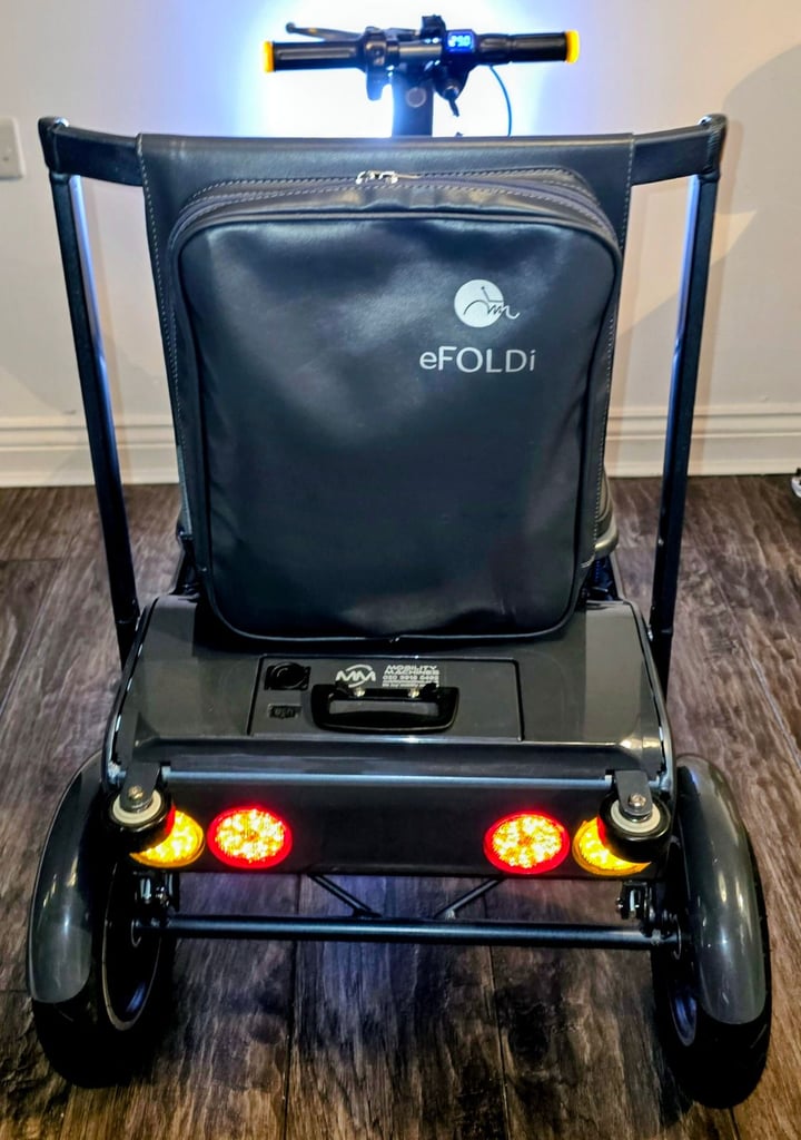 eFOLDi 1.5 Explorer Folding Mobility Scooter Imacculate Condition Plane Car Boot