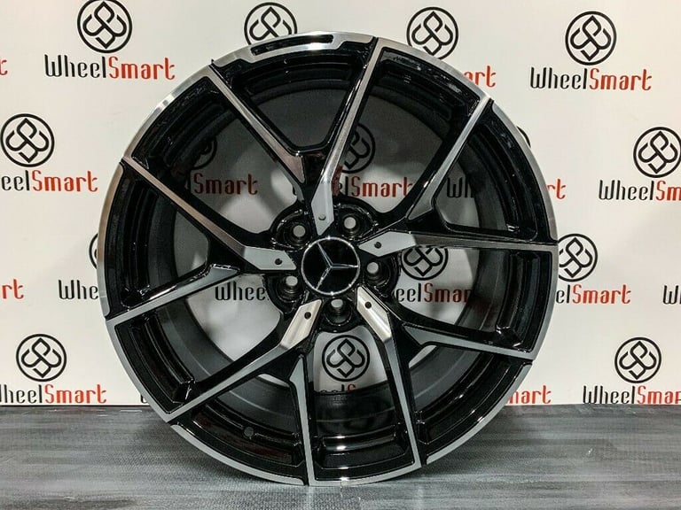 BRAND NEW MERCEDES 19" 507 AMG STYLE ALLOY WHEELS - BLACK/DIAMOND CUT- 5 X 112