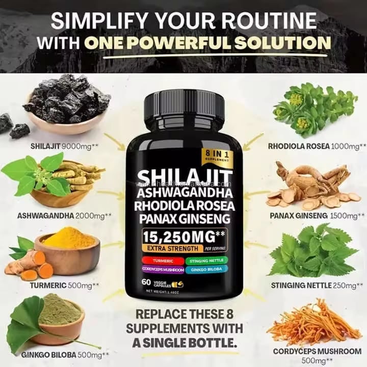 Shilajit capsule 60 per bottle