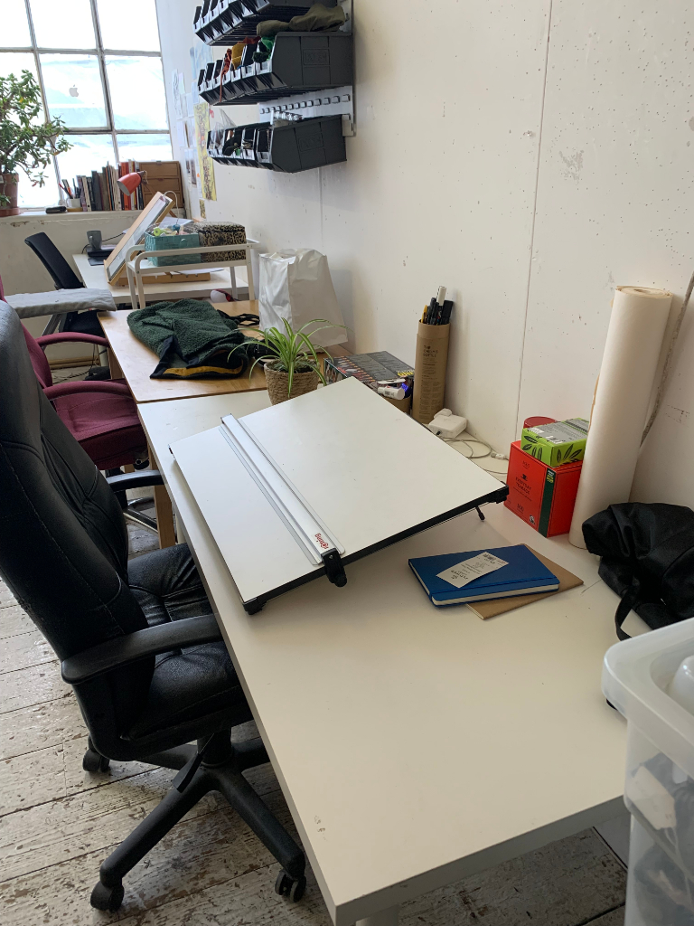 1 Creative desk space available, Islington, Candid Arts, creative studio behind Angel tube