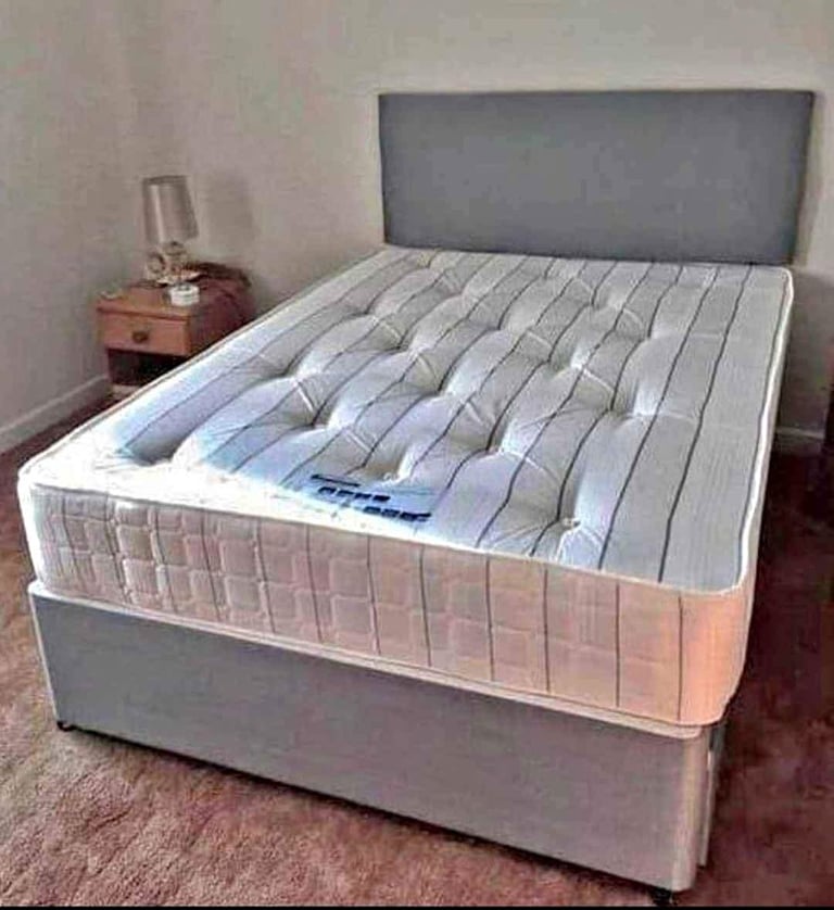 Good Quality Double & Single Size Bed Basses With Headboard & Firm Foam