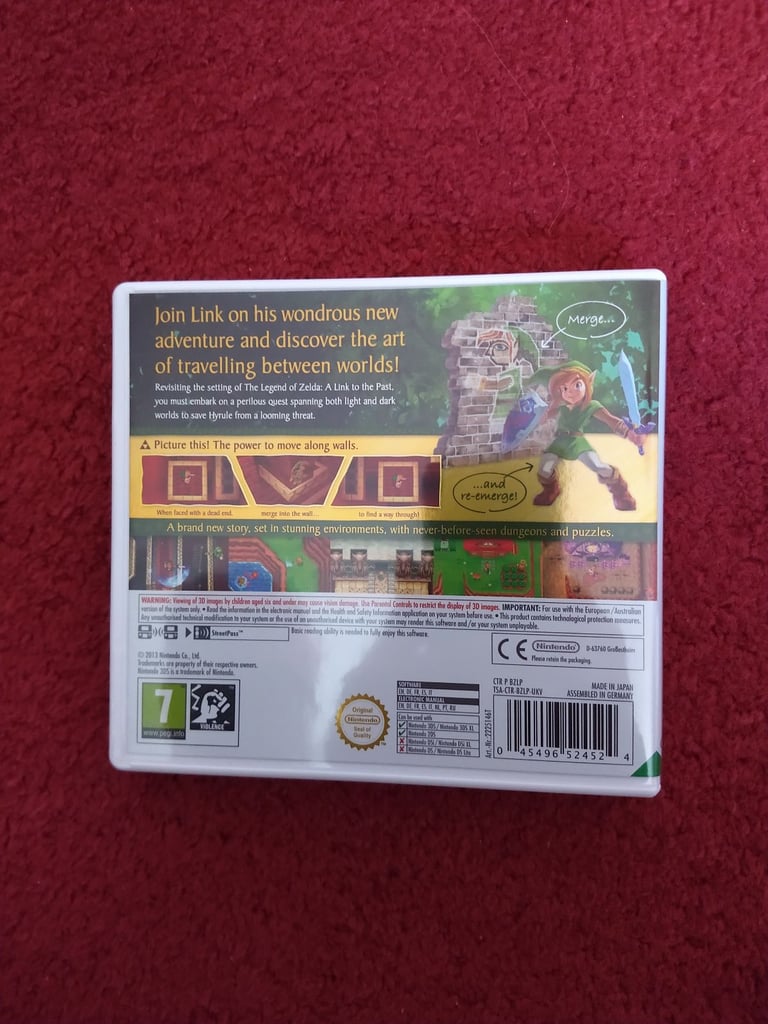 Nintendo 3DS Games Bundle  - Zelda – A Link Between Worlds & Zelda – Ocarina of Time 3D