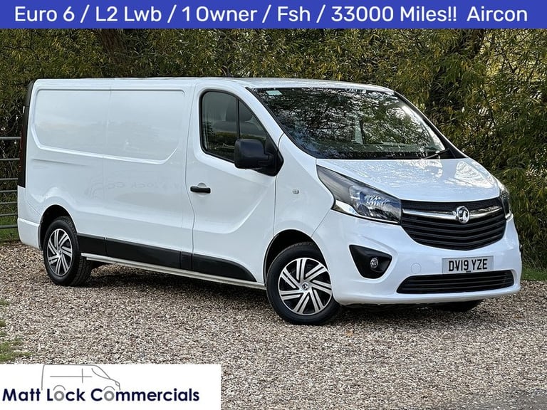 2019 Vauxhall Vivaro L2 Lwb CDTi 2900 Sportive Panel Van Diesel Manual