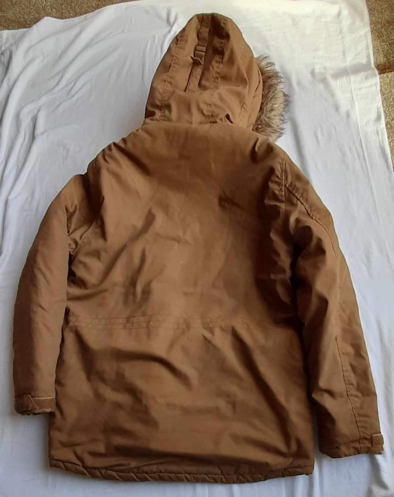 Men's size M thick hooded coats  both together £12