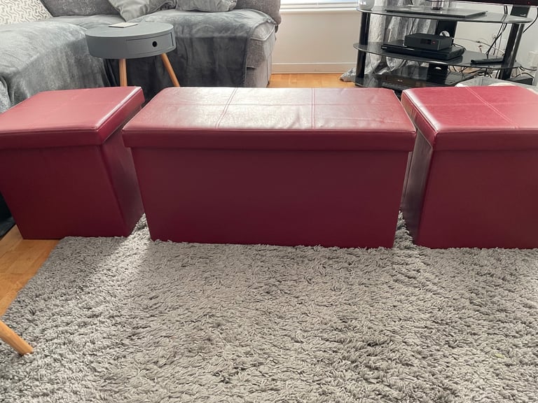 3 Storage Boxes