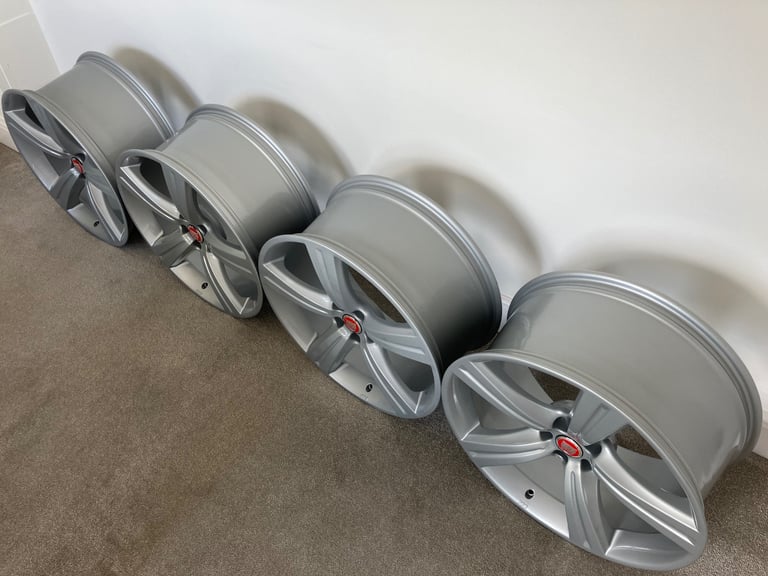 19 Inch Jaguar Alloy Wheels XJ XJR XJ8 X350 X358 X100 X150 Polished Split Rim Alloys 5x108 PCD 