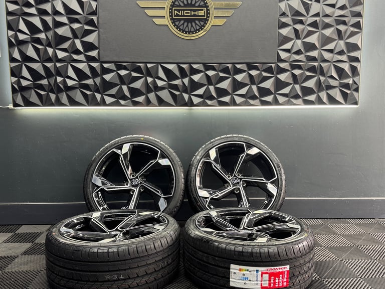 19” inch Audi rs3 sr4 sr6 alloys wheels 5x112 a3 a4 a6 tt caddy 