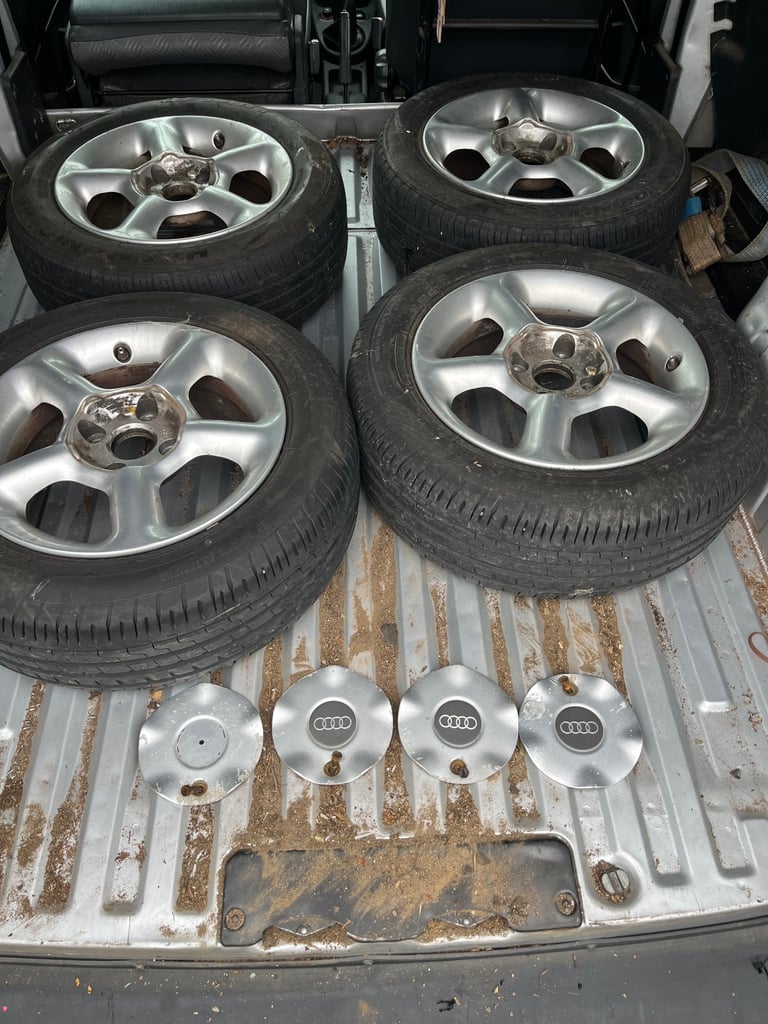 Cosworth style alloys 4x 108 15” car van tyres