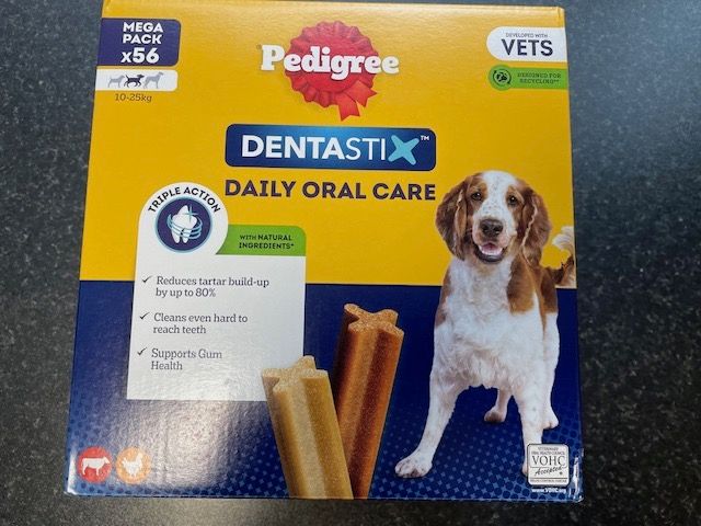 image for 56 PEDIGREE DENTASTIX MEDIUM Dog Dental Sticks 56-Pack | Oral Care Chews 
