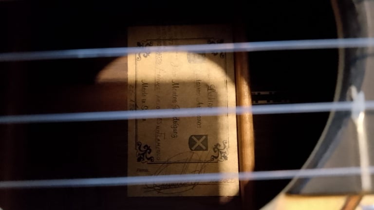 Juan Monte's flamenco guitar 