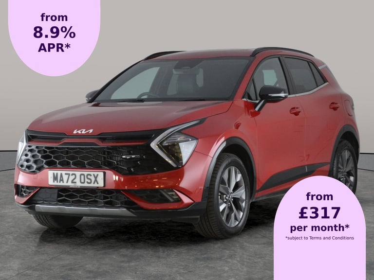 2022 Kia Sportage 1.6 h T-GDi GT-Line SUV 5dr Petrol Hybrid Auto Euro 6 (s/s) (226 bhp) - LED Suv...