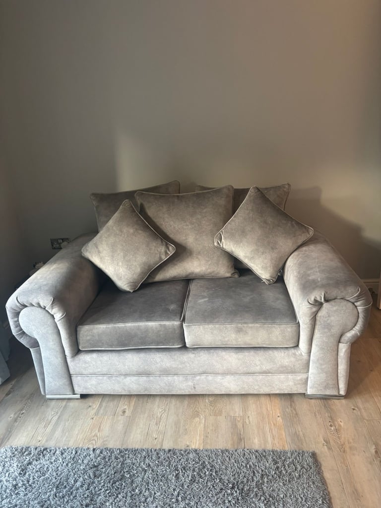 3 and 2 seater sofas on grey stunning