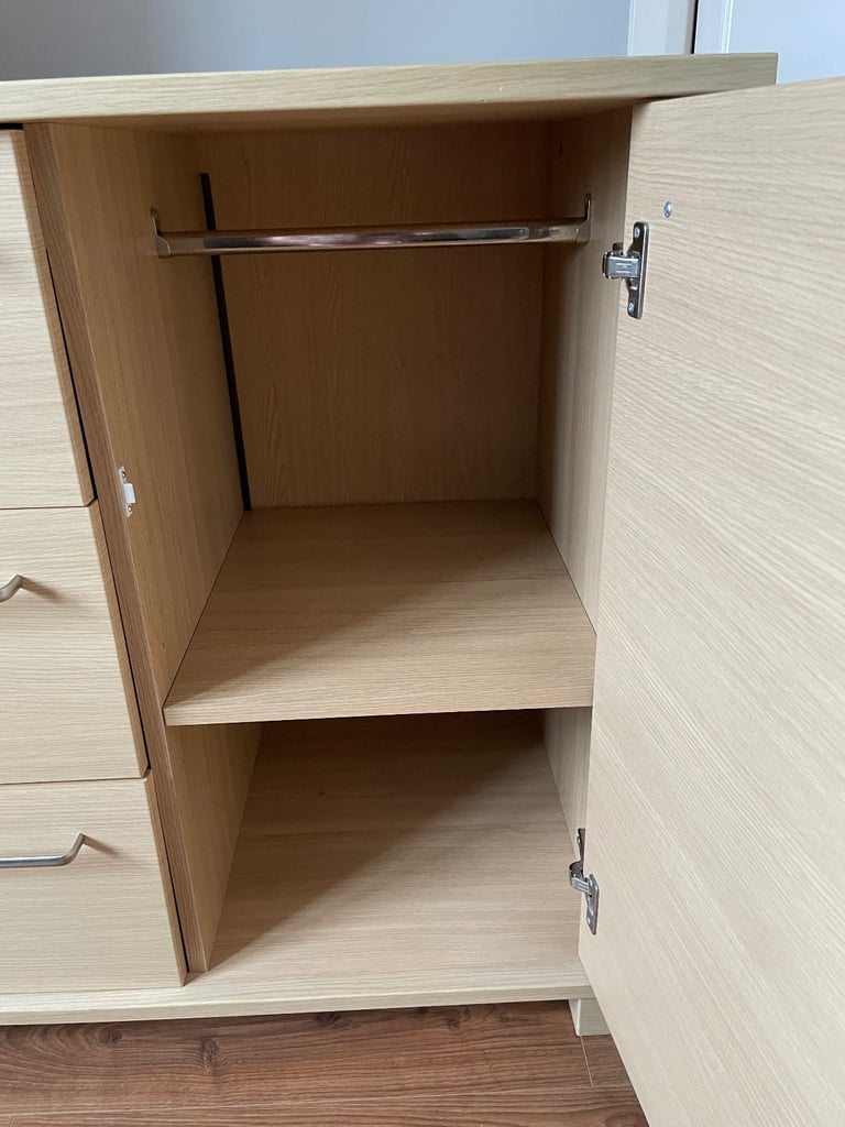 Wardrobe with matching cupboard