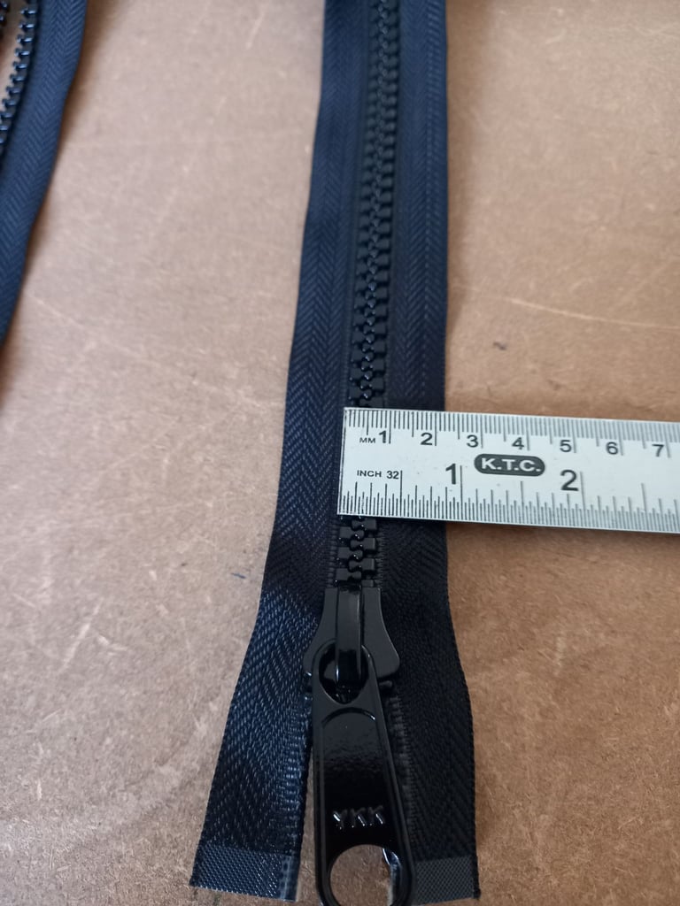 image for YKK Heavy Duty Black Zip 183cm