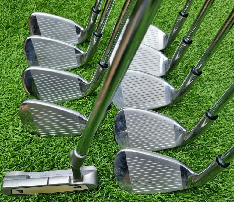 SKYMAX 3-SW, woods 1-3-5, Vantage soft-face putter, SKYMAX trolley bag & EXTRA's